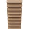 Ekena Millwork 10"W x 10"D x 20"H Wide Landon Rough Cedar Woodgrain TimberThane Corbel, Primed Tan CORUR10X10X20LANRCPR - alternate 6